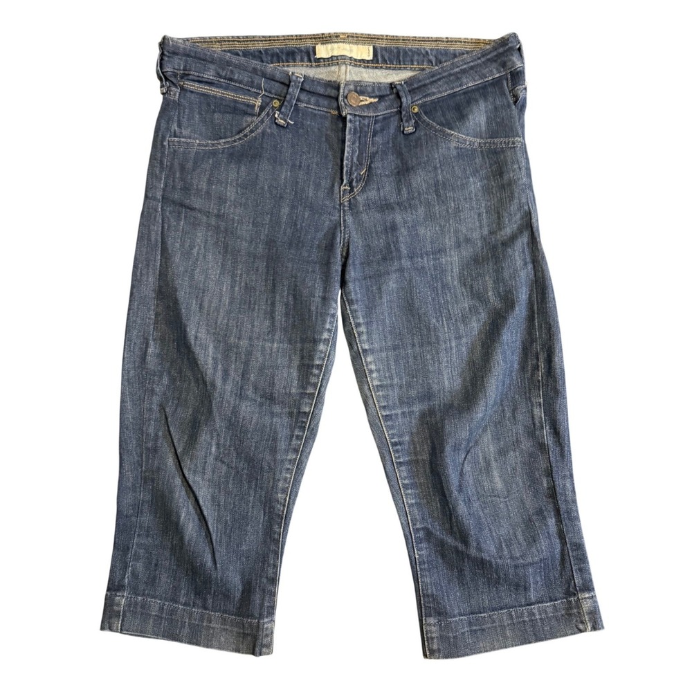 Levi's 545 Jeans Womens Size 6 Blue Denim Straight Leg Dark Wash Y2K Red Tab